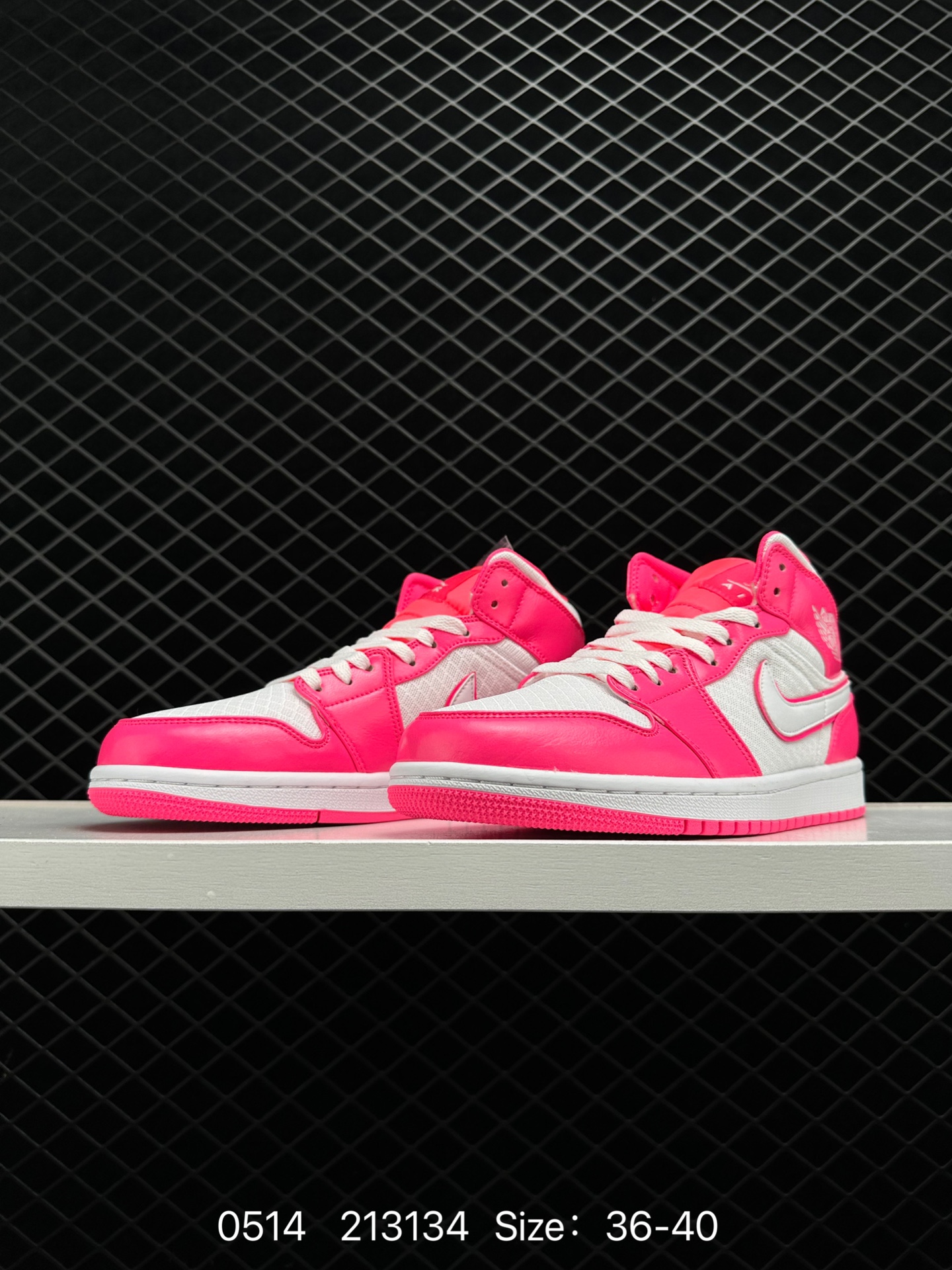 Air Jordan AJ1 Mid GS「Hyper Pink」